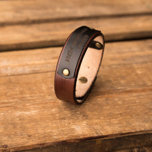 Load image into Gallery viewer, Leather bracelet Sphere | Brown color
