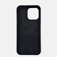 Load image into Gallery viewer, iPhone 15 series black leather case
