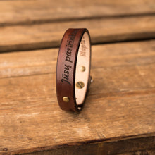 Load image into Gallery viewer, Leather bracelet Spirit | Brown color
