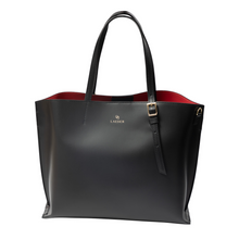 Load image into Gallery viewer, Travel Medium Leather Top-Zip Tote Bag
